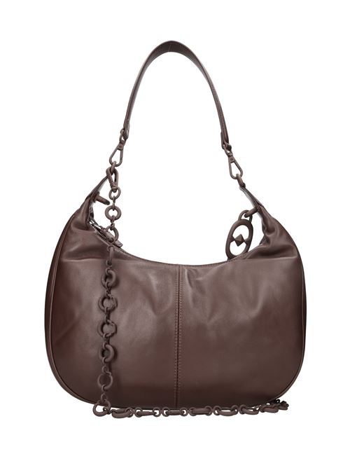 Borsa in pelle LA CARRIE | DECCAN SHOULDER BAGMARRONE SCURO